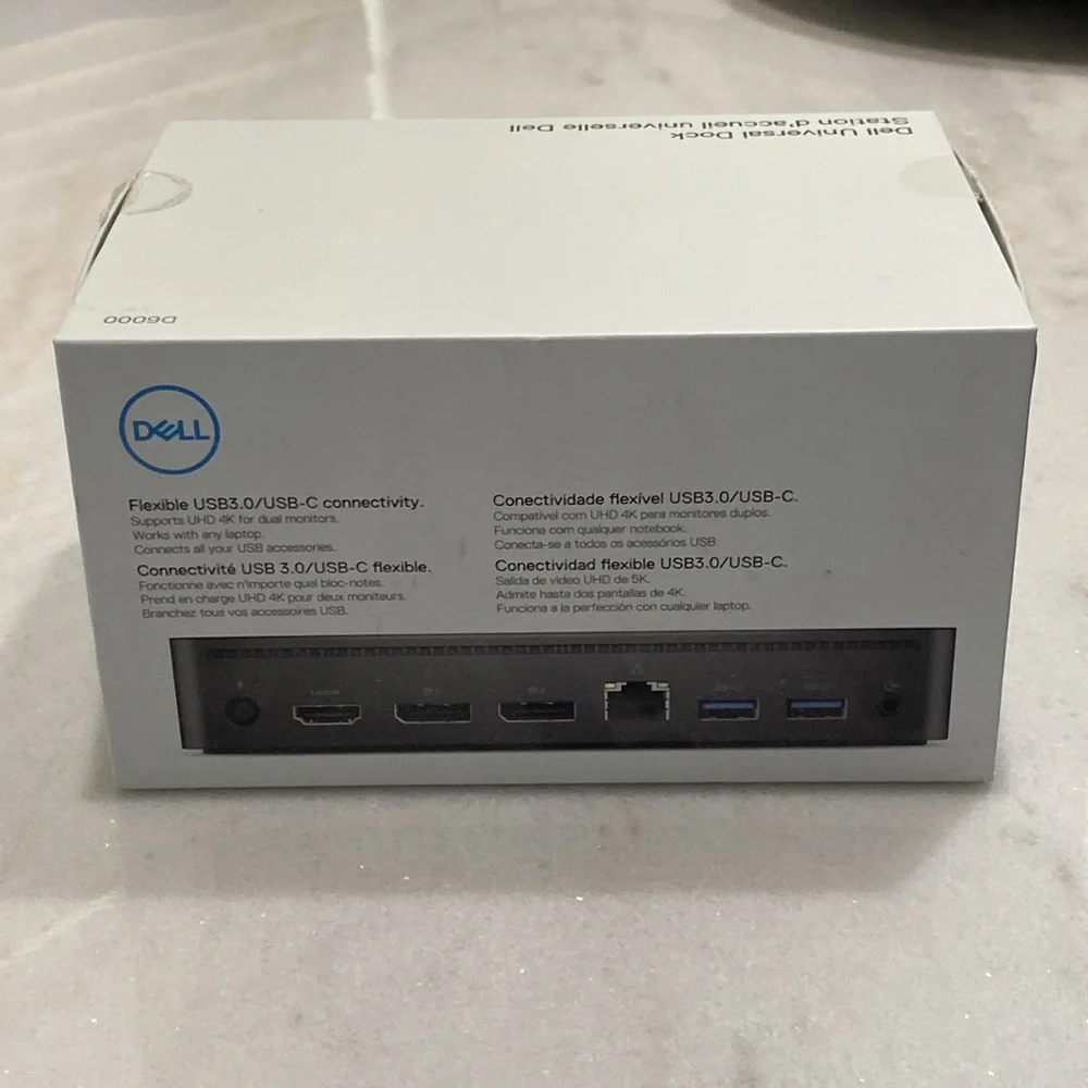 Dell D6000 Universal Docking Station - Black